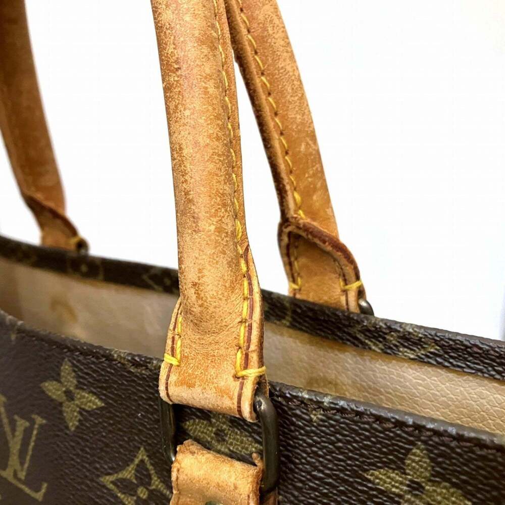 LOUIS VUITTON Authentic Brown Monogram Tote Bag - Picture 8 of 9